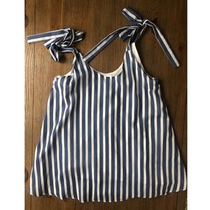 Nautical Striped Linen Dress